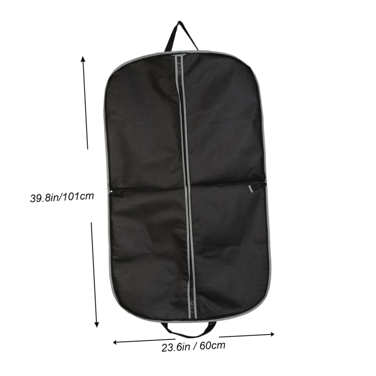 Ipetboom 3 pezzi Copriabiti da Viaggio Nero Non con Manici e Zip Protettori Antipolvere Traspiranti per e Vestiti Copertura Completa con Rinforzati