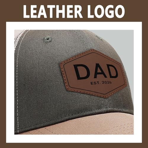 Image of Worlds Best Dad Ever Trucker Hat Fathers Day Birthday Gifts for Father Dad Papa Daddy from Daughter Son Baseball Cap