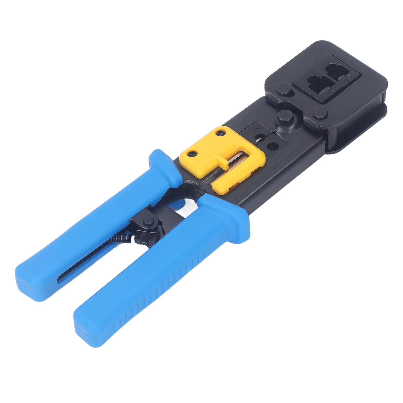 Kit d'outils de sertissage RJ45 CAT6 6P8P, cliquet traversant, pince pour câble réseau, outils de sertissage à tête de cristal