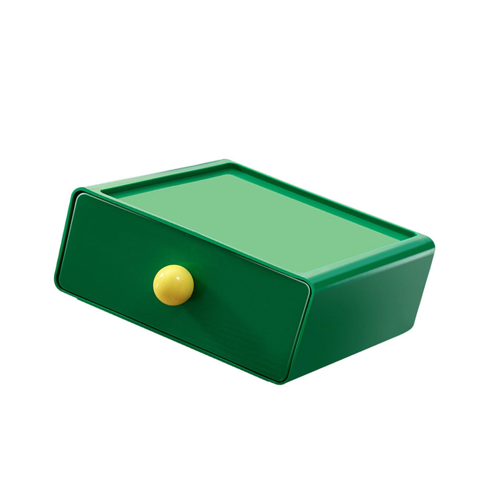 Zxfdsfdbnm Green Dopamines Desktop Organiser Stackable Drawer Box Large Capacity Stationery Storage Rack Home Office Desk Accessory