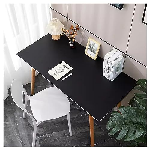 Tapis de protection de bureau en cuir grand sous main noir