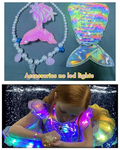 Disfraz de Sirena para Niñas con Bolsa y Accesorios miniatura 4
