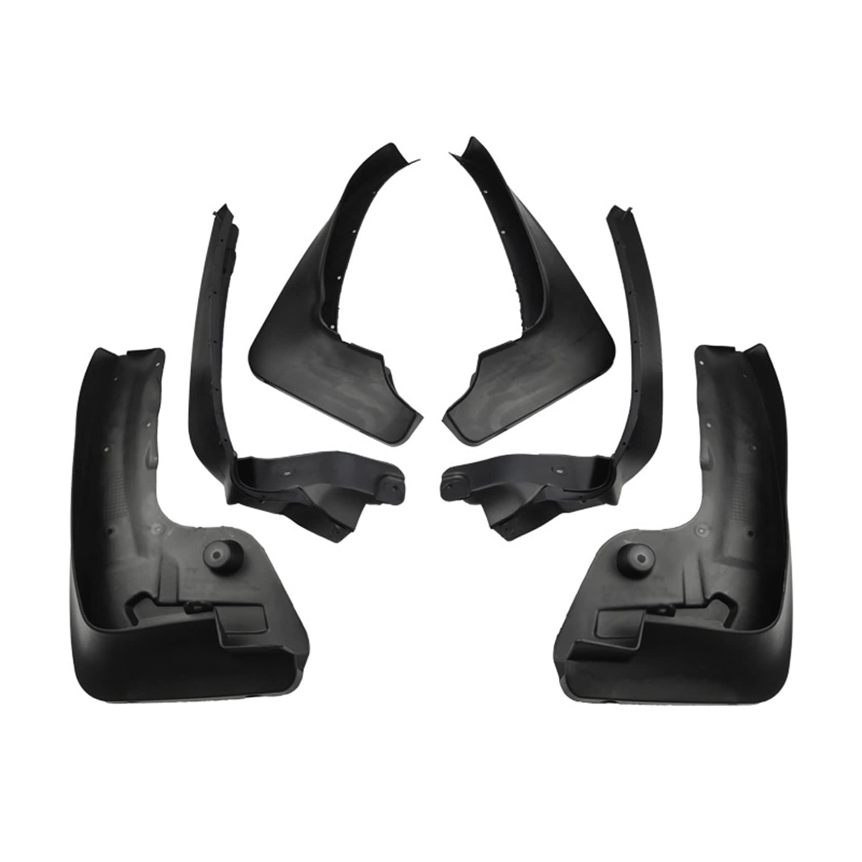 Paraspruzzi Auto Parafanghi Guardia Kit per B-MW 5 Series GT 2012-2018, Anteriore Posteriore Parafango Set Protezione Car Accessorio Protettivo Decorativo con vite, 4 Pezzi
