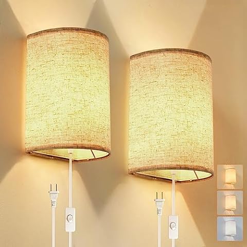XIEYOR Plug-in Wall Sconce Set Cover