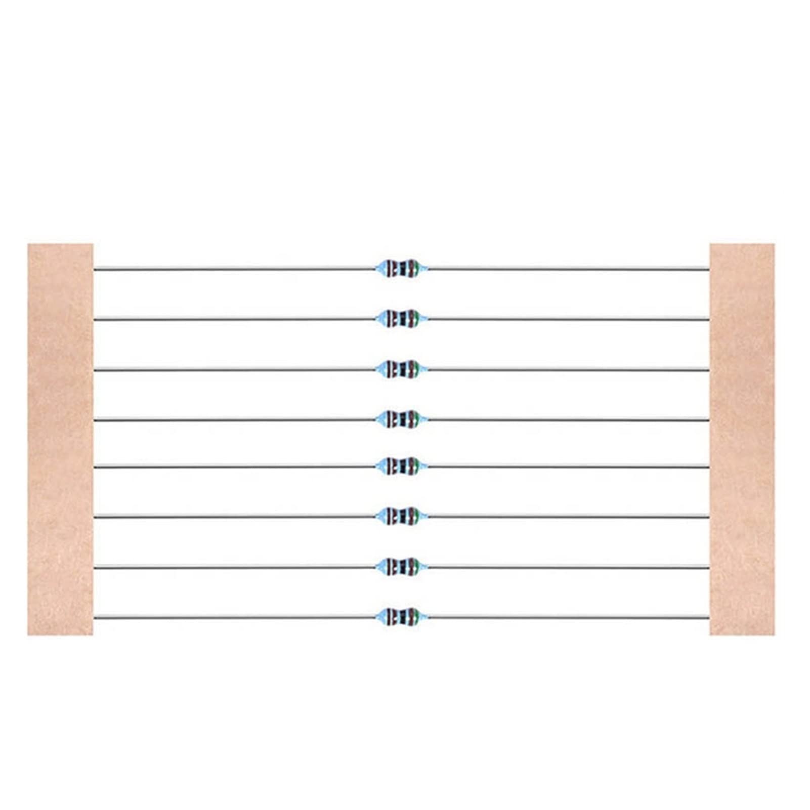 Metallfilm-Widerstandsset – 1/8W, 1%, 106 Werte X 20 Stück, 10R Bis 1M, Für Elektronik-Bastler