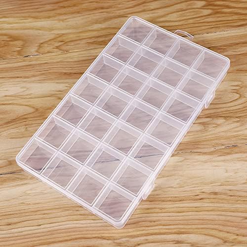 Scatola Organizer In Plastica Con 17 Scomparti - Contenitore Trasparente Per Perline, Gioielli, Viti E Piccoli Oggetti Fai-Da-Te