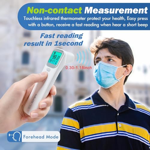 image for Elera Ear Thermometer for Kids, Baby Thermometer with Forehead and Ear