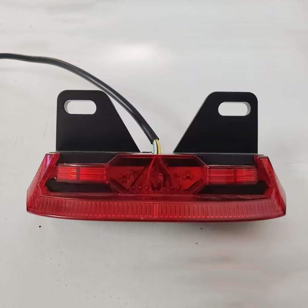 Lampada Posteriore per Bicicletta elettrica 12V LED Luce di Sicurezza per Guida Notturna Luce di Stop Indicatore di direzione 009 007 Accessori