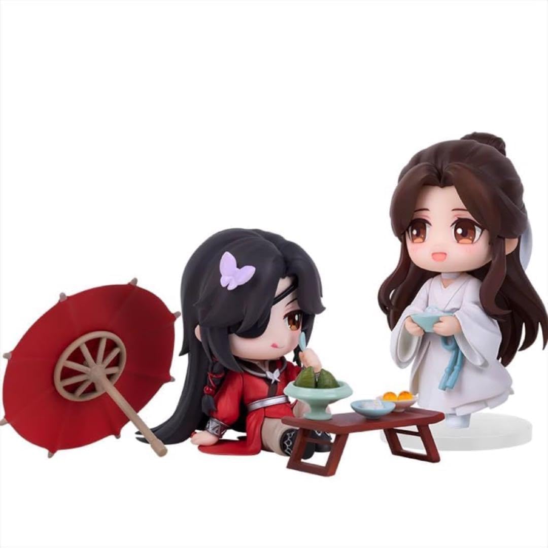絶版　天官賜福 デフォルメ　フィギュア Amazon | 天官賜福 デフォルメフィギュア 謝怜＆花城 莲葉何田田