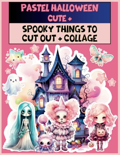 PASTEL HALLOWEEN: Cute and Spooky Things to Cut Out&Collage: Pasteloween Ephemera for Junk Journals, Scrapbooking, Mixed Media and Paper Crafts image 2