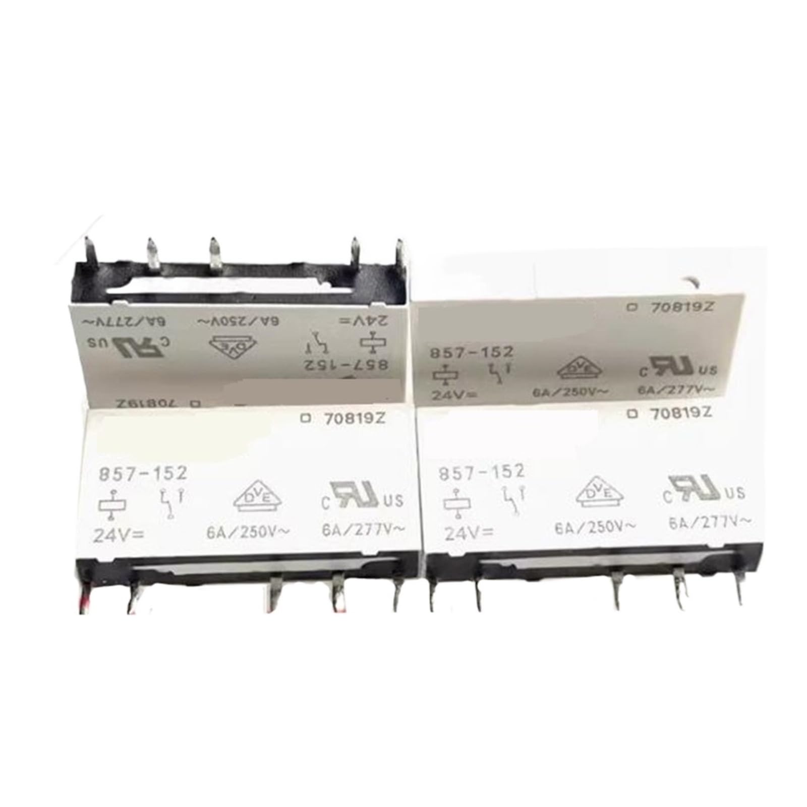 Relais 24V DC 857-152 commutation stable 5 broches V24