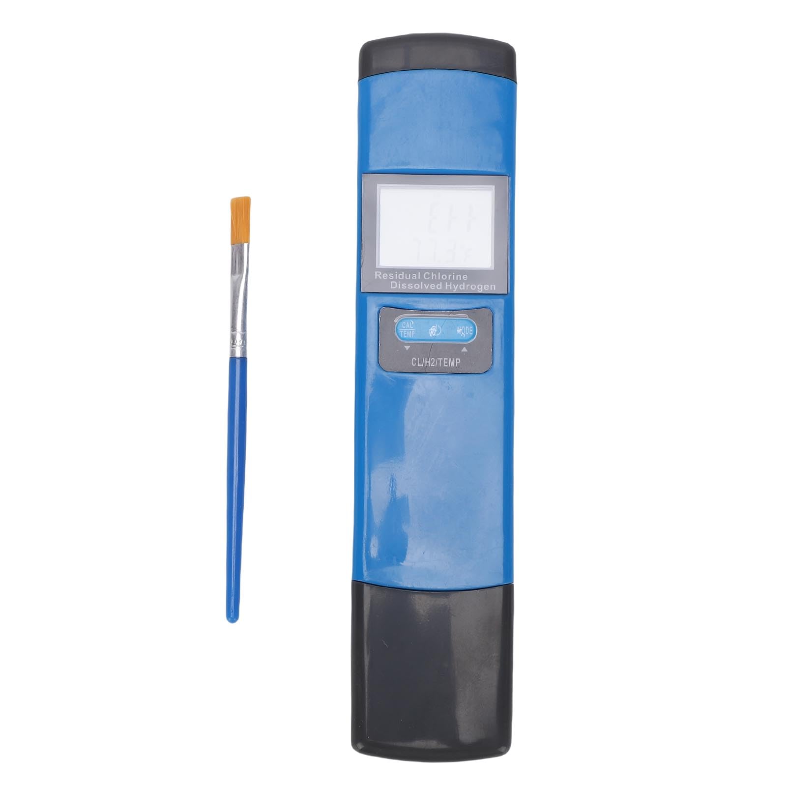 HEEPDD 3 en 1 Probador de Agua, Medidor de Temperatura de Hydroging CL Digital con Pantalla Retroiluminada para Acuarium Pond Pool Spa, Rango de 0-19999pb, Diseño Portátil de 7.09