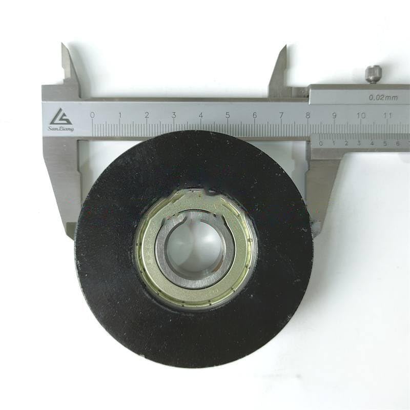 5PCS Lift Door Hanger Roller with Axle 84x17x6204 84x17x6204 OD84mm W17mm Bearing 6204