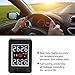 Tire Pressure Sensor, Car TPMS Tyre Pressure Monitor System with 4 Internal Sensors for