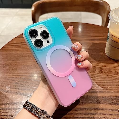 Housse iPhone 13 Pro Max colorée bleu rose pour sublimer votre quotidien