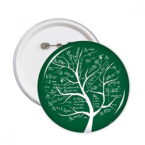 Broches formules mathématiques science calculus badge rond