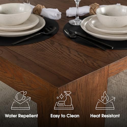 Transformer Table - Solid Wood Extendable Dining Table, Seats 2-12, Expandable Dining Room Table, Space-Saving Furniture, Expandable Dining Furniture, Brown (Table Only) - image 5