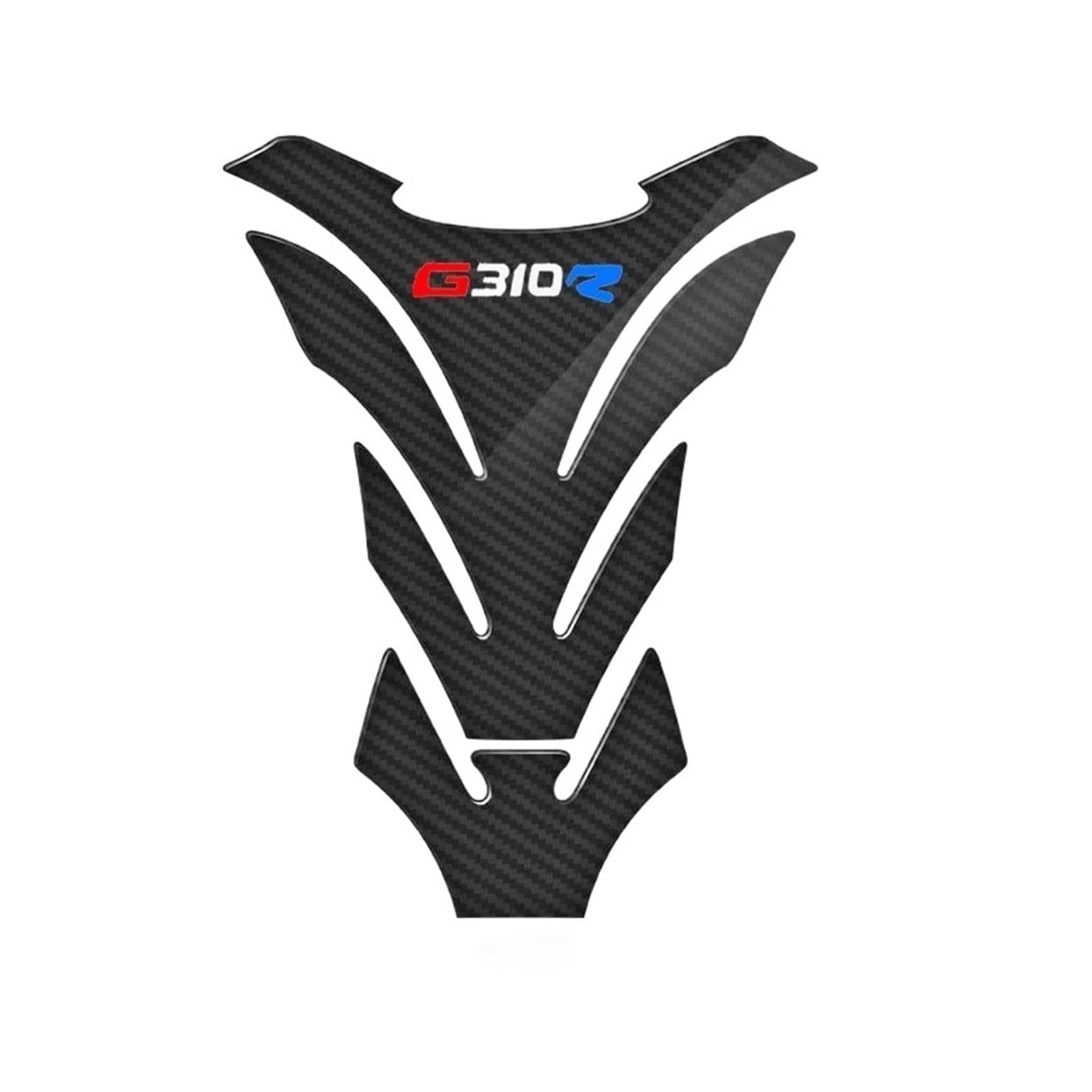 3D Carbon Fiber Motorcycle Fuel Tank Pad Cover Protector Decal Stickers for G310R G 310R Gas Stickers Decals