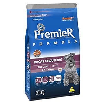 Ração Premier Fórmula para Cães Adultos de Raças Pequenas Sabor Frango, 2,5kg Premier Pet Raça Adulto,