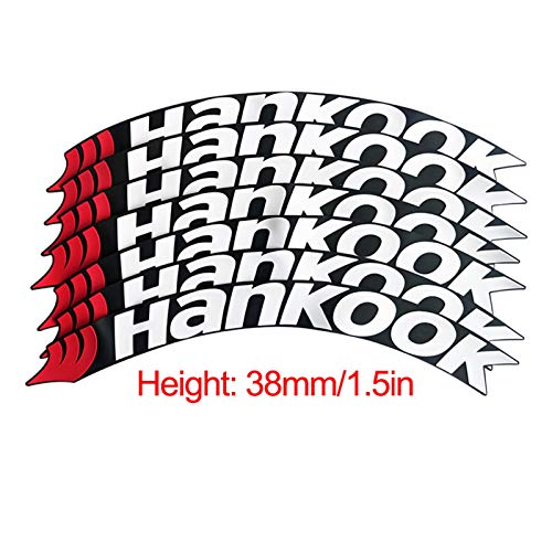 image for guangtouqiang 8 Sets Universal Car Tire Letter Stickers Personality Mo