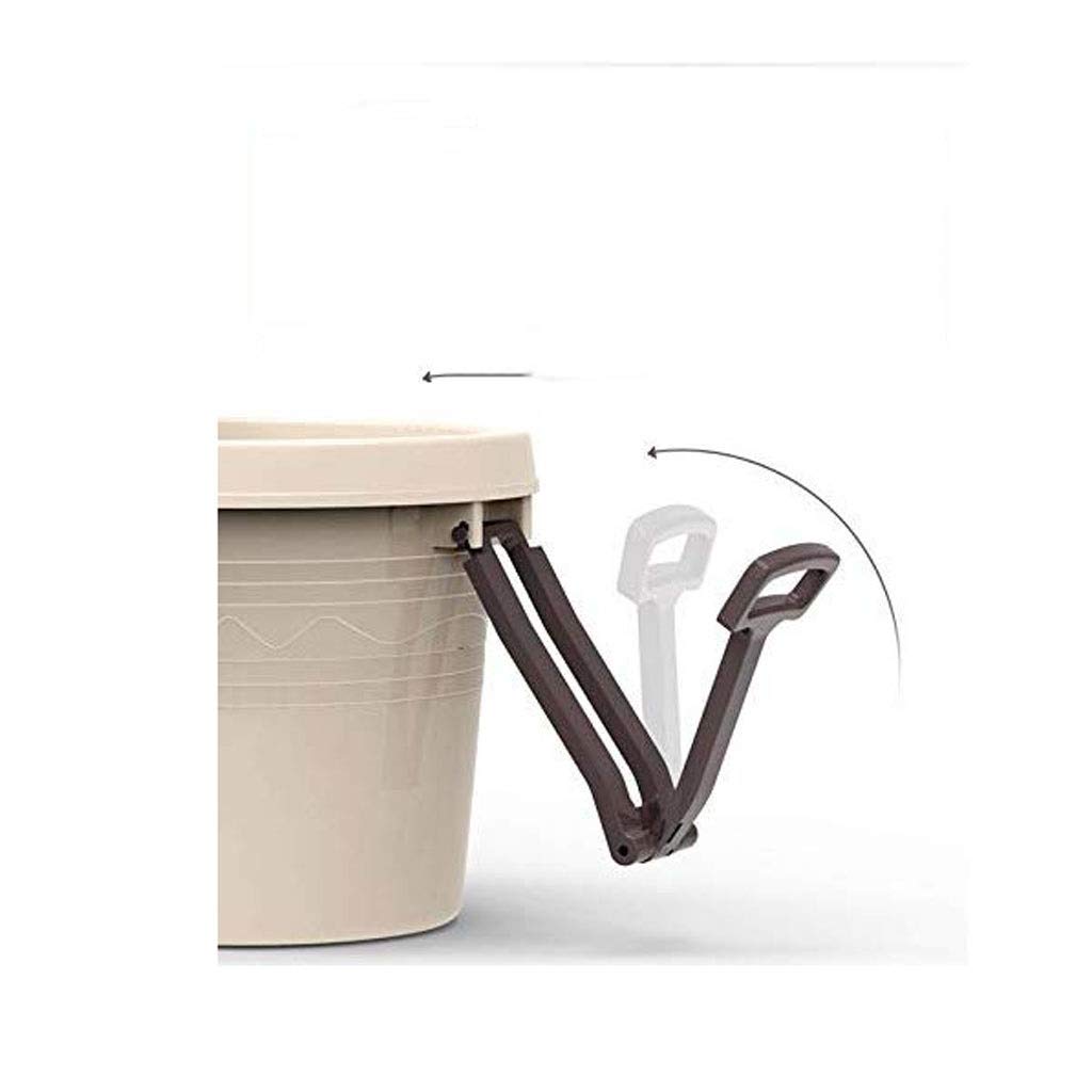Mopa rotatoria， Trapeador desmontable, sistema de trapeador de piso de microfibra y cubo giratorio de acero inoxidable