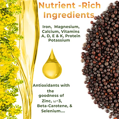 Image of MeeTo Cold Pressed Organic Mustard Oil, Natural Chemical-Free 100% Pure Extra Virgin Kachi Ghani Brown Mustard Oil, Skin & Body Massage, Moisturizing Relaxing Body Massage oil, For All Skins, 100ml