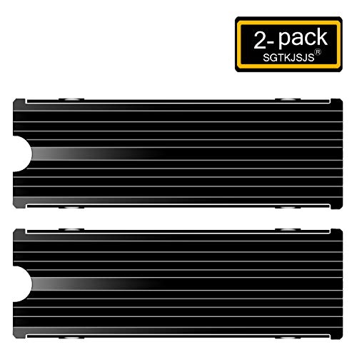 M.2 Heatsink SSD Cooler for PCIE NVME or SATA m2 2280 SSD Cooling（Black