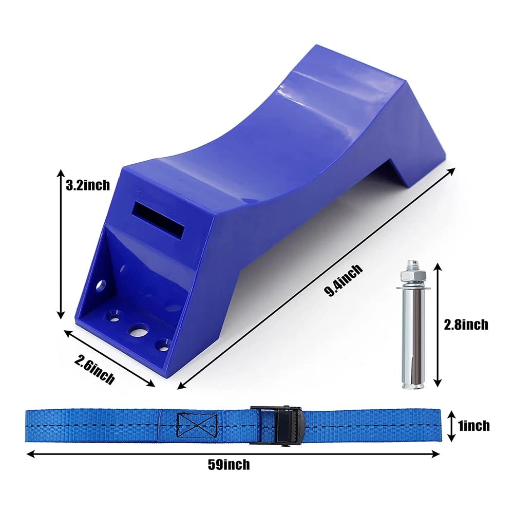 2 Pezzi Supporto per Bombola di Propano Cilindro Staffa a Parete Staffa per Bombola di Gas Bombola di Gas in ABS Resistente con Blu