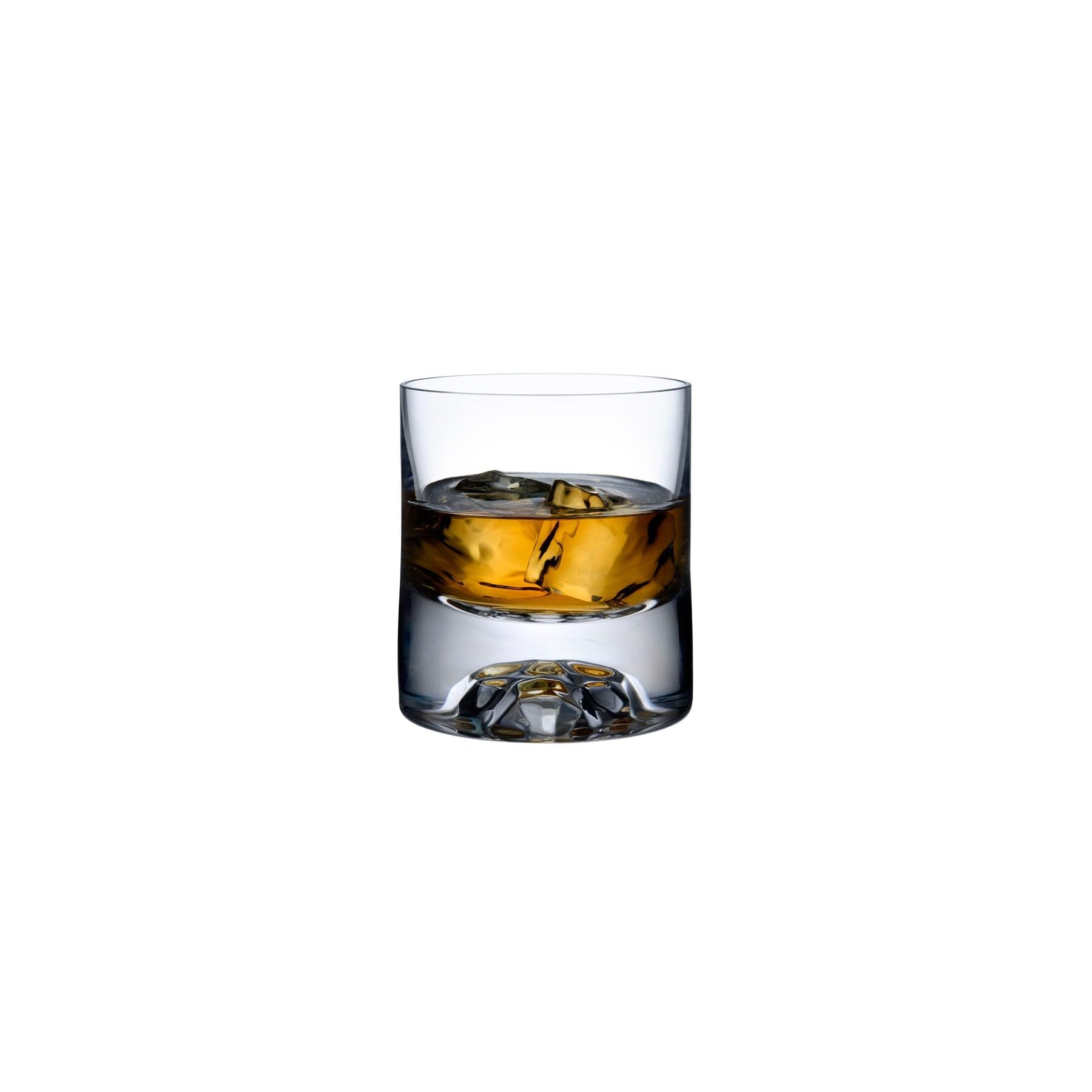 NUDE Whiskey Glasses Set of 4 SOF, 8.5 oz Premium Lead-Free Crystal