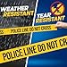 Police Line Do Not Cross Tape 3 inch X 1000 feet • Bright Yellow with a Bold Black Print • 3 in. Wide for Maximum Readability • Tear Resistant