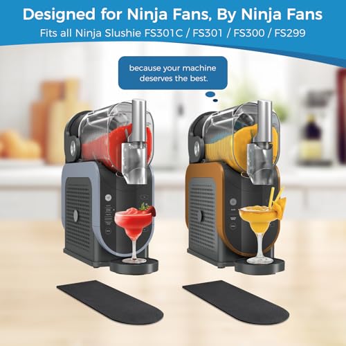 Image of Sliding Pad Compatible with Ninja Slushie Machine FS301 /FS300 - Non-Slip Mat & Smooth Move Accessory | Effortless Repositioning & Desktop Protection | 18.1 inchx6.7 inch Perfect Fit