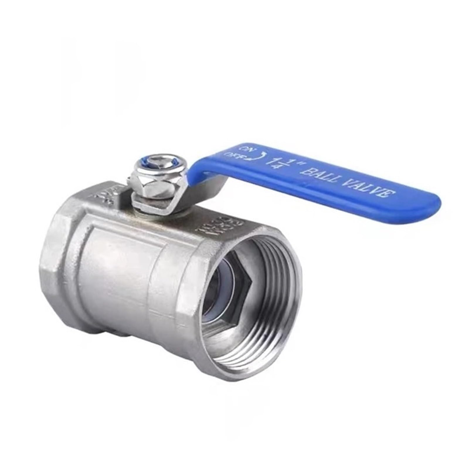 Sahul Women's One Color 1Pcs 1/4" To 2" Bsp Thread Ball Valve, Ss304 Stainless Steel, Sanitary Straight Type, Dn8-Dn50 For Water/Liquid/Gas(Dn32)