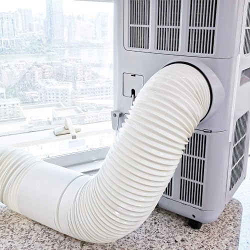 Tuyau climatiseur mobile flexible Ø130mm gaine évacuation universelle sèche-linge 2m - 8