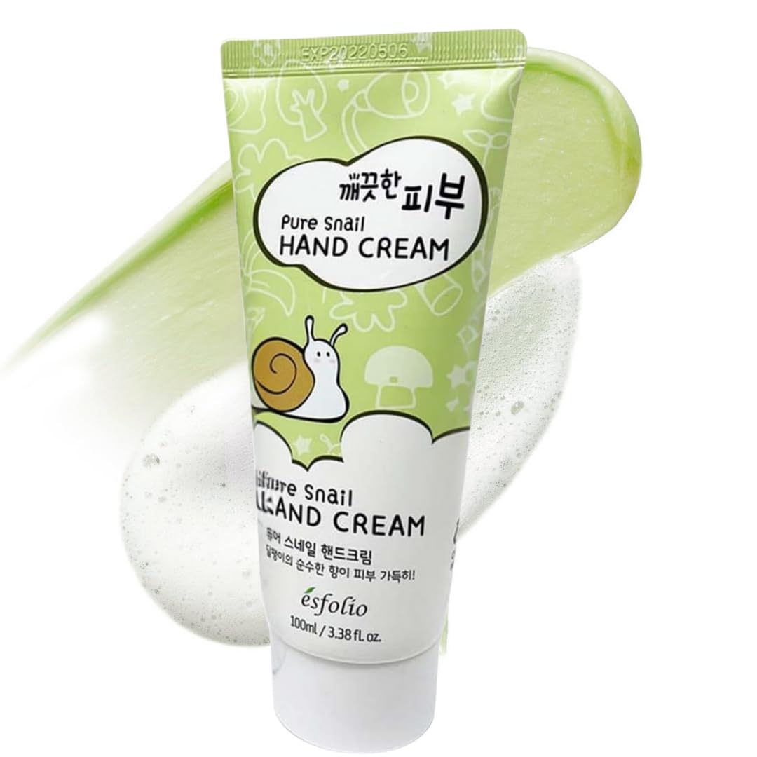 esfolio Pure Skin Snail Hand Cream - Deep Moisturizing Lotion
