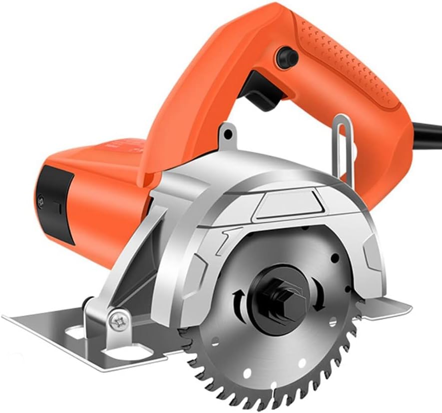 High Power Cutting Machine Tile And Stone Cutting Machine Portable Chainsaw For Cutting Wood, Tile, Stone, Orange, XSCQ01