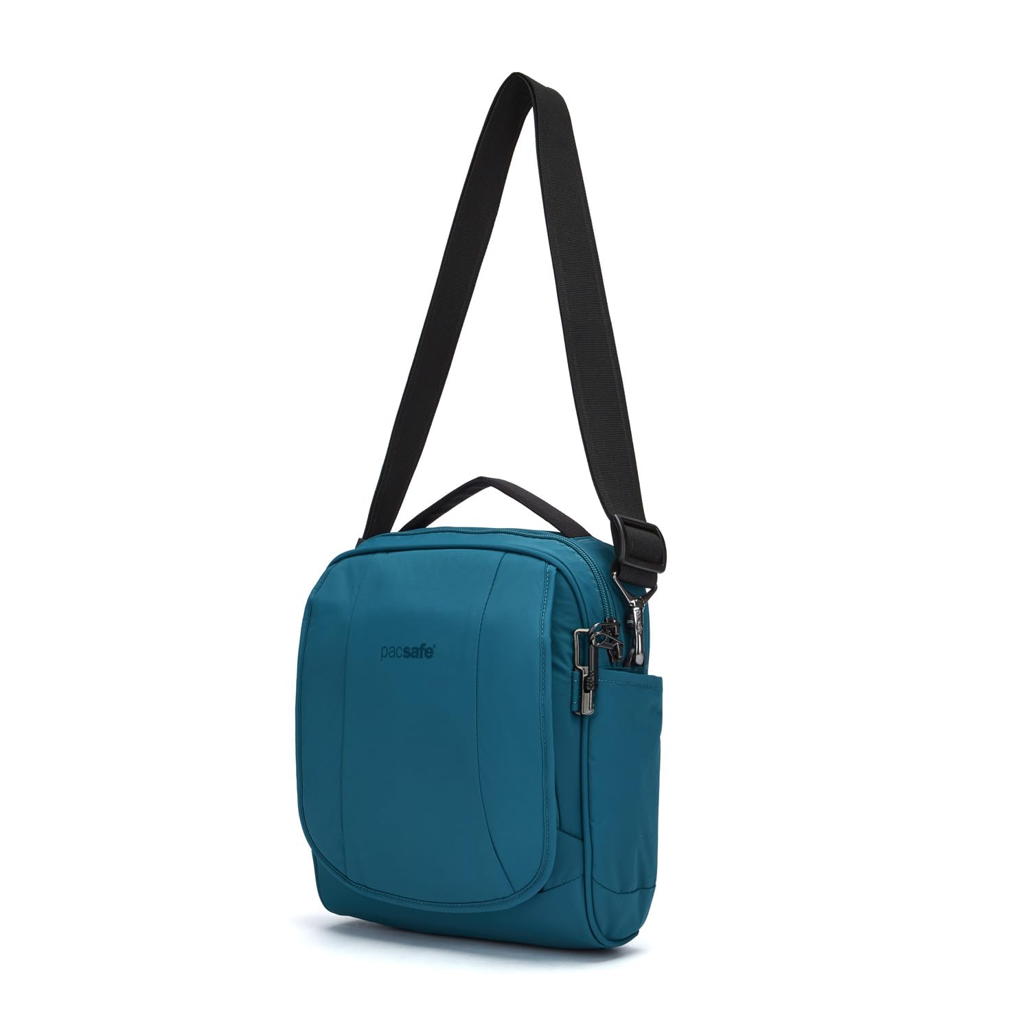 Pacsafe LS200 Crossbody - Anti-Diebstahl-Umhängetasche aus ECONYL