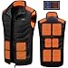 Rescien Beheizte Weste Herren Damen, USB Elektrische Heizweste mit 13 Beheizte Zonen & Einstellbare Größe, Beheizbare Weste Jacke, Unisex Wärmende Wärmeweste Waschbar Heizjacke für Outdoor (S/M) Elektrische günstig Kaufen-Rescien Beheizte Weste Herren Damen, USB Elektrische Heizweste mit 13 Beheizte Zonen & Einstellbare Größe, Beheizbare Weste Jacke, Unisex Wärmende Wärmeweste Waschbar Heizjacke für Outdoor (S/M)
