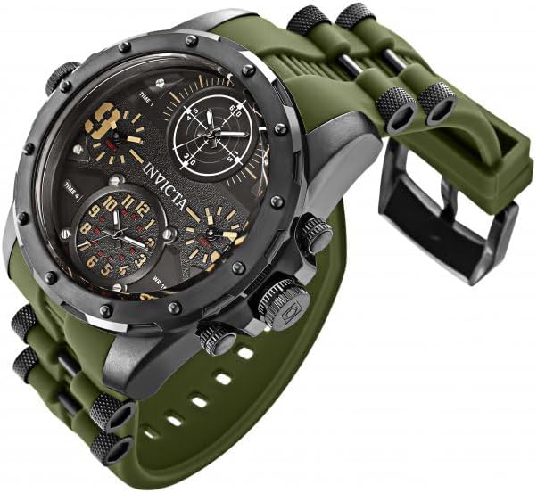 Invicta Mens Coalition Forces Quartz Watch, Green, 31138 - Image 2