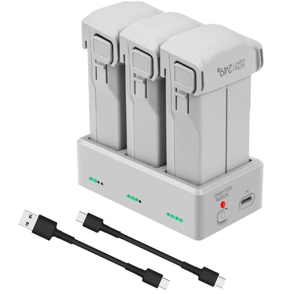 Amazon | DJI Mini 5 4 3 Pro 対応 充電器 バッテリー セット