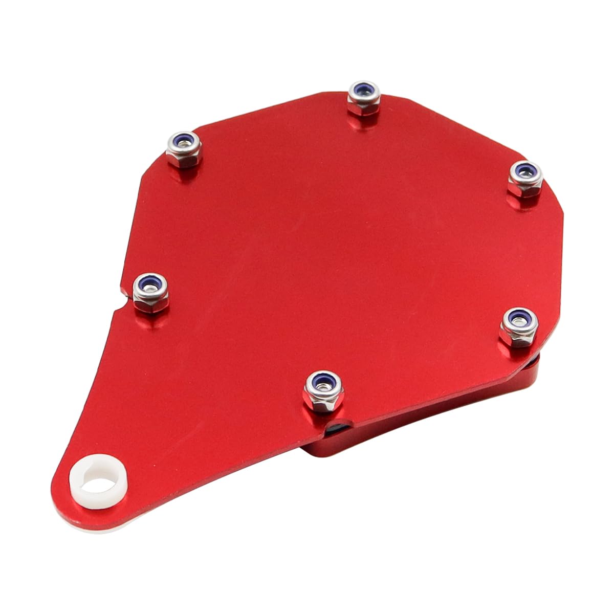 Soporte de Disco de impuestos Aleación de Aluminio Soporte de Disco de impuestos de Motocicleta Soporte de Permiso de Motocicleta -Rojo