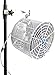 Schaefer VK12TF-SPM-W Versa-Kool 12" Tent Fan, Made in USA, 1/10 HP, 1510CFM, Pole Mount Included, White