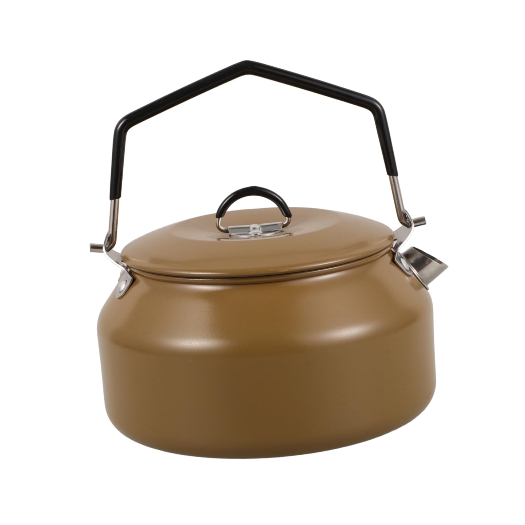 Yardwe Sturdy Camping Accessory Easy to Hold Handle Large Capacity Pot Camping Tea Kettle Stainless Steel Kettle