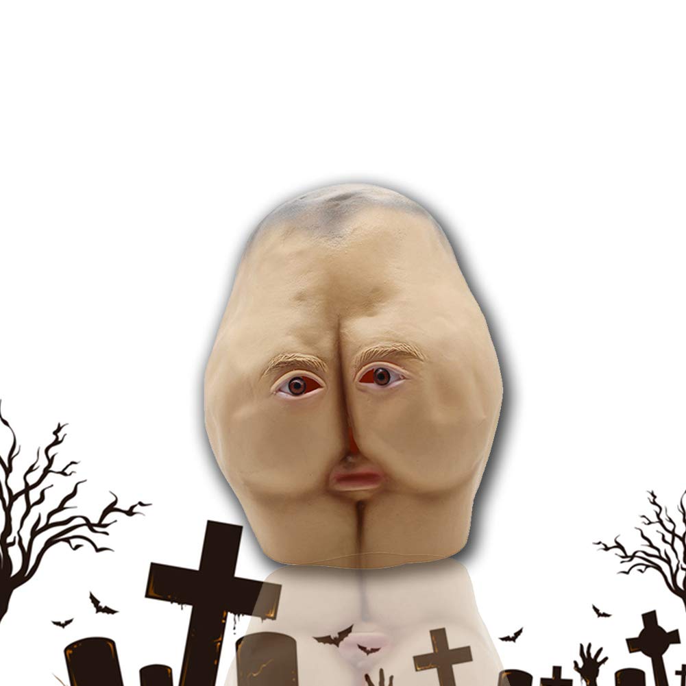 EIERFSKIOT Halloween Grappig Masker Ass Styling Party Tidy Props Latex Masker