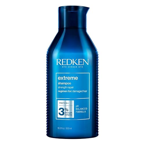 Redken Haarshampoo für sprödes und geschädigtes Haar, Anti Haarbruch, Mit Sojaproteinen, Ceramiden, Sepicap und Arginin, Extreme Shampoo - 500 ml (1er Pack)