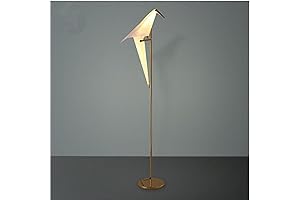 62 Inch Modern Bird Floor Lamp - Minimalist Decor, Warm Ambiance