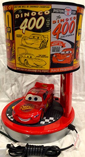 Disney CARS - Talking Lightning McQueen Table Lamp & Alarm Clock Radio