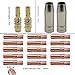 Mig Welder Consumable Set Mig Torch Contact Tips Gas Nozzles for .030'' 0.8/1.0mm MB15 15AK Accessories 19PCS Welding Torch Accessories