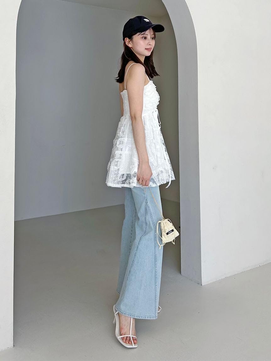 Amazon | [スナイデル] チュールペプラムブラウス SWFB254031