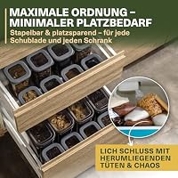Viwares Vorratsdosen mit Deckel Luftdicht, 12er Vorratsbehälter Set – Ansicht 8