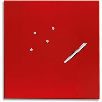 Amazon De Eurographics Memo Board Mb Red5050 Magnet Und Schreibtafel Aus Glas In Rot Inklusiv